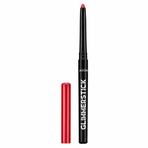 Creion de buze Glimmerstick Ruby Shock – nuanță roșu intens pentru contur precis 0,35 g