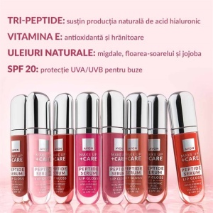 Luciu de buze cu peptide infuzat cu ser Ruby Drip