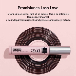 Mascara pentru volum infuzata cu ser Blackest Black