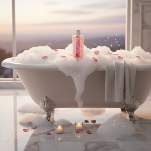 Spumant de baie L’Amour Sunrise 500 ml – rasfat romantic si spuma abundenta 🛁✨🌹