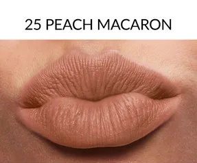 Ruj ultra mat Peach Macaron – nuanță piersică naturală pentru buze catifelate 3,6 g