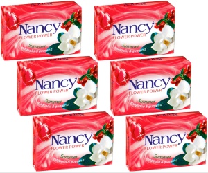 Set 6 x Săpun Nancy cu Magnolie și Guarana 60 g – prospețime florală pentru întreaga familie