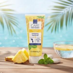 Exfoliant pentru picioare Ananas și Mentă 75 ml – piele fină și prospețime revigorantă