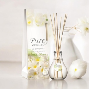 Difuzor cu betisoare parfumate Pure Essence, Flori Albe, Revers, 50 ml