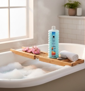 Spumă de baie relaxantă cu parfum marin – gel de baie pentru hidratare și prospețime 1000 ml