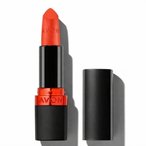 Ruj ultra mat Fiercely Red – nuanță roșu intens pentru buze catifelate 3,6 g