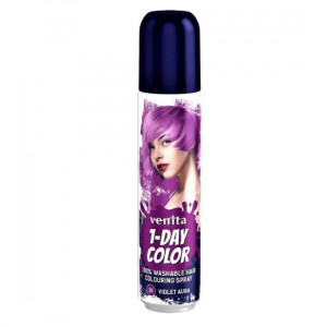 Spray colorant pentru par, fixativ, Venita, 1-Day Color, nr 10, Violet