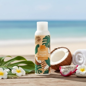 Gel de duș Coconut Bay 100 ml – curățare delicată și parfum tropical de cocos