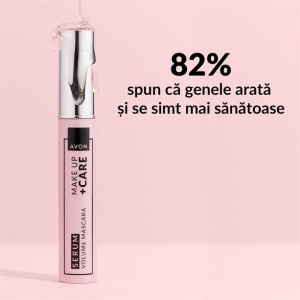Mascara pentru volum infuzata cu ser Blackest Black