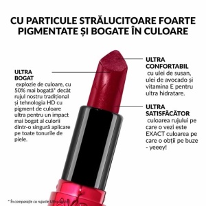 Ruj Ultra Strălucitor 84 Amber Embers – culoare vibrantă, strălucire intensă și hidratare cu uleiuri naturale 💄✨