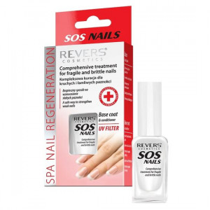 Tratament de unghii SOS NAILS, cu filtru UV, Revers, 10ml, pentru unghii puternice, rezistente la socuri