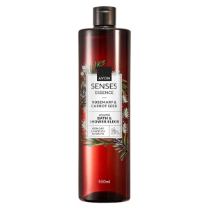 Elixir pentru baie și duș cu rozmarin și semințe de morcov – gel de duș hidratant și revitalizant 500 ml