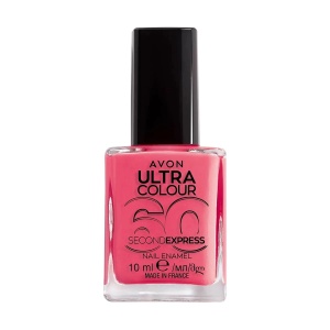Lac de unghii Ultra Colour 60 Seconds Express Strawberry Margarita 10 ml – uscare rapidă și culoare vibrantă