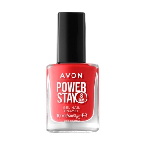 Lac de unghii Power Stay Designer Red – nuanță roșu clasic intens cu rezistență îndelungată 10 ml