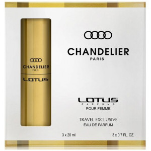 Set apa de parfum Lotus, Chandelier Paris, pentru femei, 3x20ml
