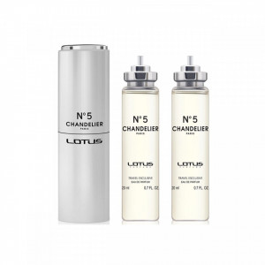 Set apa de parfum Lotus, N5 Chandelier, pentru femei, 3x20ml