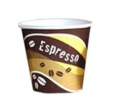 Forniture per bar, gelaterie e ristoranti pz 50 bicchiere termico in carta  ml 236 (8 oz) biodegradable and compostable per bevande calde come  cappuccino e caffe LuselItaly