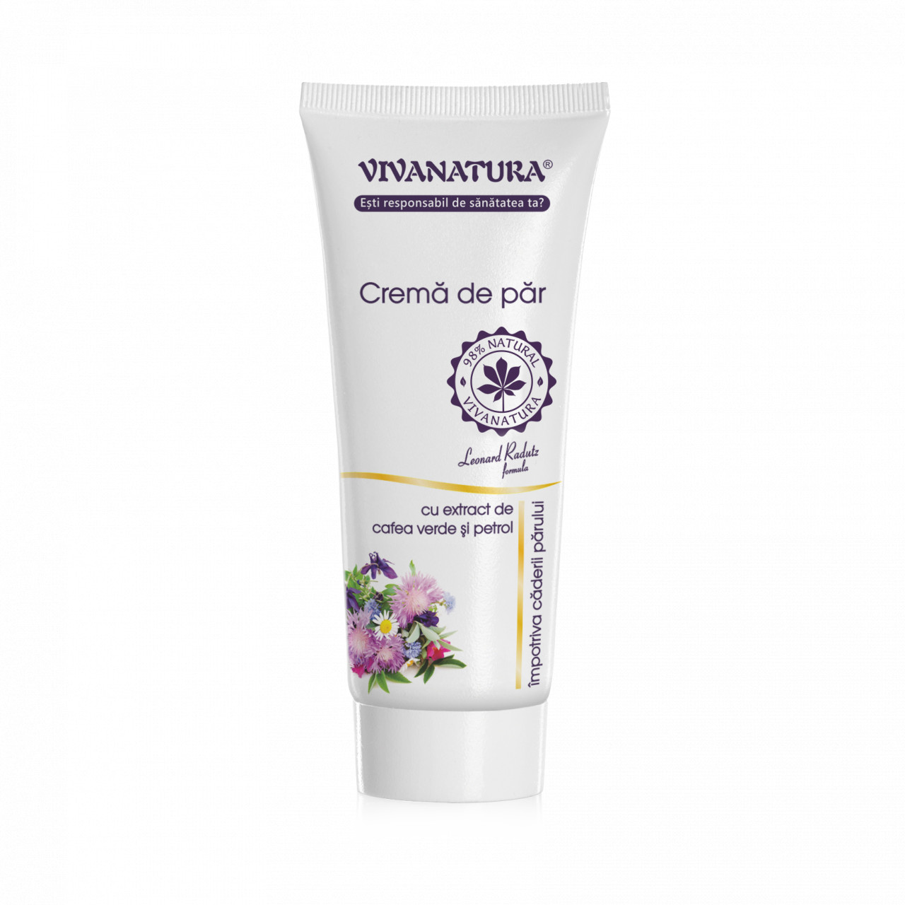 Crema de par cu extract de cafea si petrol 75 ml – Leonard Radutz Formula – VivaNatura