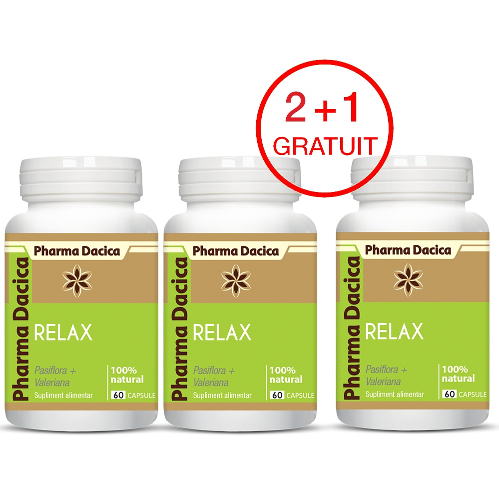Relax 2+1 Gratuit, 60 capsule