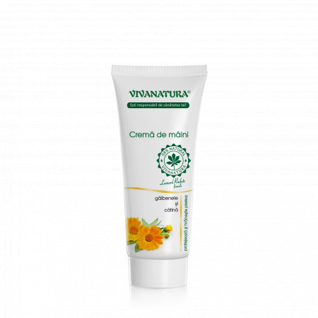 Crema de maini cu galbenele si catina 75 ml – Leonard Radutz Formula – VivaNatura