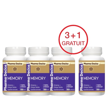 Memory 3+1 gratuit, 60 capsule x 4