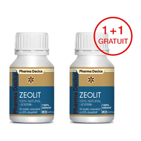 Zeolit 1+1 Gratuit, 180 capsule x 2