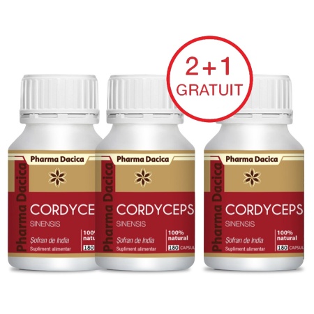Cordyceps 2+1 Gratuit, 180 capsule x 3