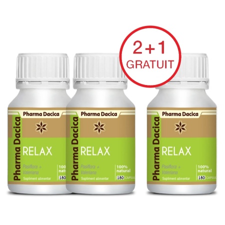 Relax 2+1 Gratuit, 180 capsule x 3