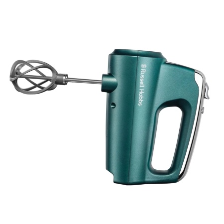 Mixer Russell Hobbs Swirl Turquoise 25891-56, 350 W, Palete Helix, Carcasa depozitare, Turcoaz