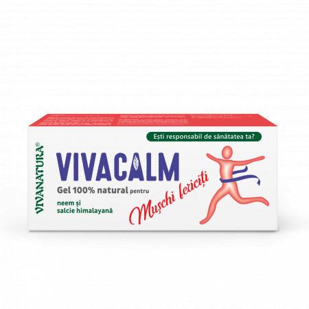 VivaCalm gel de masaj 100% natural pentru muschi fericiti 100 ml – Leonard Radutz Formula – VivaNatura