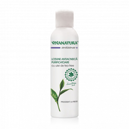 Lotiune Antiacneica Purificatoare cu Ulei de Tea-Tree 150 ml – Leonard Radutz Formula – VivaNatura