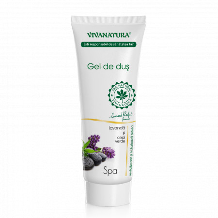 Gel de dus Spa cu lavanda si ceai verde, 250 ml – Leonard Radutz Formula – VivaNatura