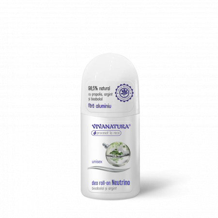 Deo roll-on natural Neutrino unisex, 50 ml – Leonard Radutz Formula – VivaNatura