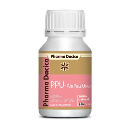PPU – Păr, Piele, Unghii 2+1 Gratuit, 180 capsule x 3