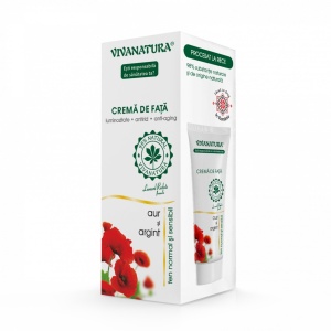 Crema de fata cu aur si argint pentru ten normal si sensibil 75 ml – Leonard Radutz Formula – VivaNatura - Img 4