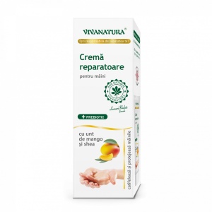 Crema reparatoare pentru maini cu unt de mango si shea 50ml – Leonard Radutz Formula – VivaNatura - Img 2