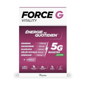 Force G Vitality, energie zilnică, 10 fiole, 100 ml - Img 3