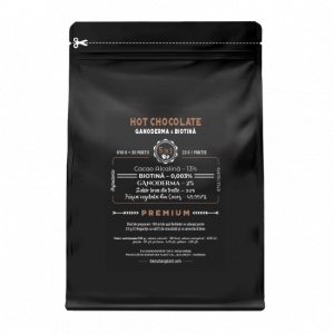 Hot Chocolate 5in1 cu Ganoderma+Biotina - 690g - veg (30 de portii) - Img 3