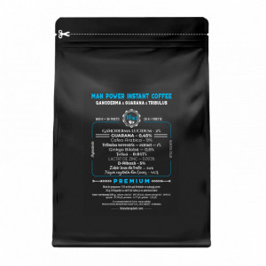 Man Power Instant Coffee 10in1 cu Ganoderma si Guarana - 600g veg (30 de portii)