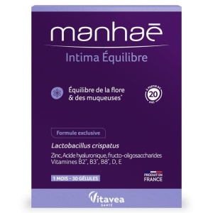 Manhaé Intima Équilibre, Echilibru Intim, sănătatea florei intime, 30 capsule vegetale – pentru 1 lună - Img 4