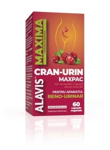 ALAVIS™ MAXIMA CRAN-URIN™ MAXPAC Extract 36:1 40MG/PAC, 60 capsule vegetale - Img 3
