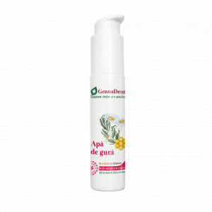 GennaDent Apa de gura naturala cu propolis si diatomee 45ml – Leonard Radutz formula