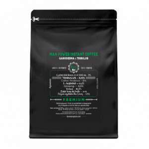 Man Power Instant Coffee 8in1 cu Ganoderma si Tribulus - 400g veg (20 de portii)