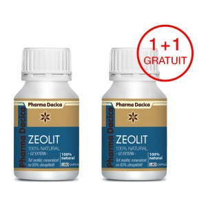 Zeolit 1+1 Gratuit, 180 capsule x 2