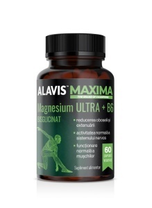 ALAVIS™ MAXIMA MAGNESIUM BISGLICINAT ULTRA+B6, 60 CAPSULE VEGETALE - Img 3