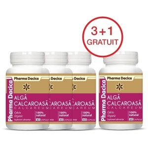 Algă Calcaroasă 3+1 Gratuit, 60 capsule x 4 - Img 3