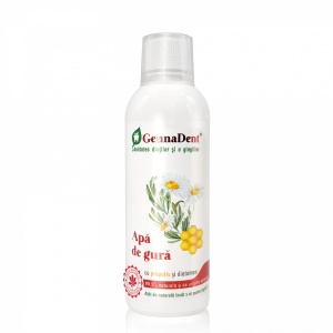 GennaDent Apa de Gura Naturala cu Propolis si Diatomee 500 ml – Leonard Radutz formula - Img 3