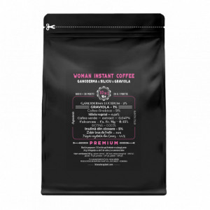 Woman Instant Coffee 10in1 cu Ganoderma Si si Graviola - 600g (30 de portii) – veg