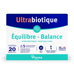 Ultrabiotique Équilibre, Probiotic microbiom, 10 capsule vegetale