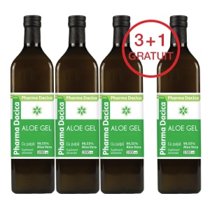 Aloe Gel 3+1 Gratuit, 1000 ml x 4 - Img 4